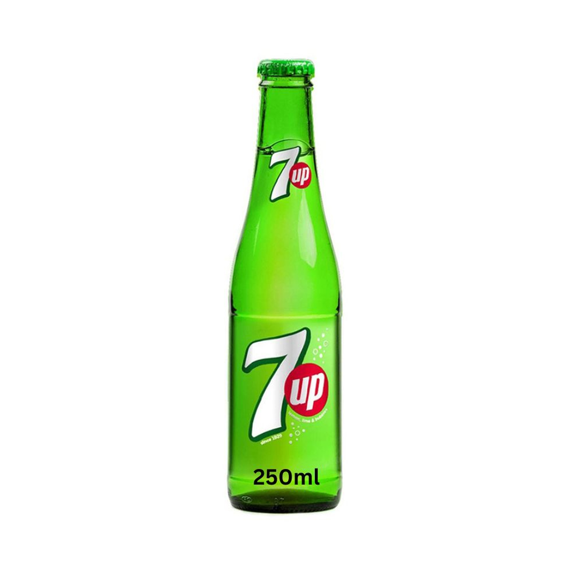7Up Soft Drink Glass Bottle, 250ml