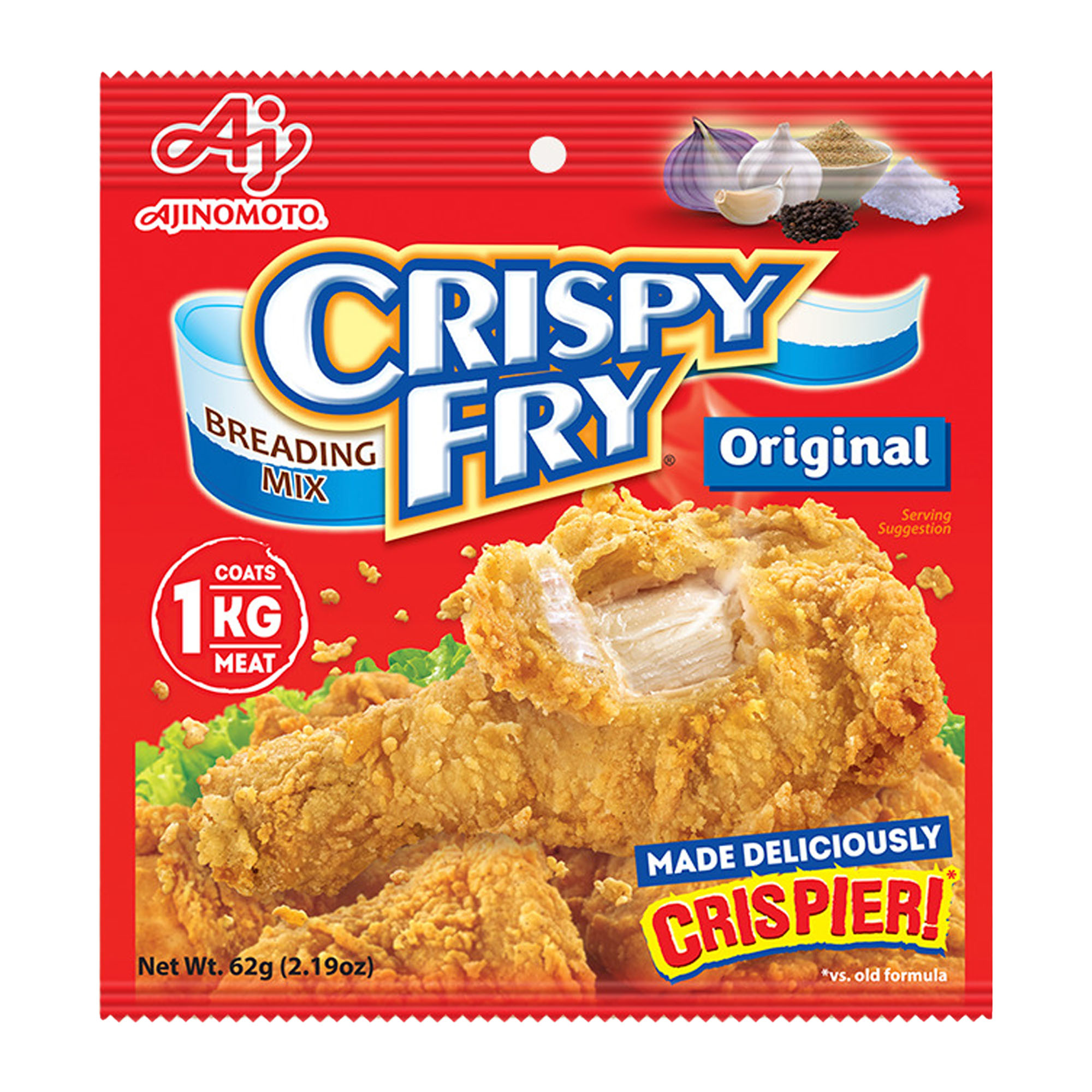 Ajinomoto Crispy Fry Breading Mix Original Flavour, 62g