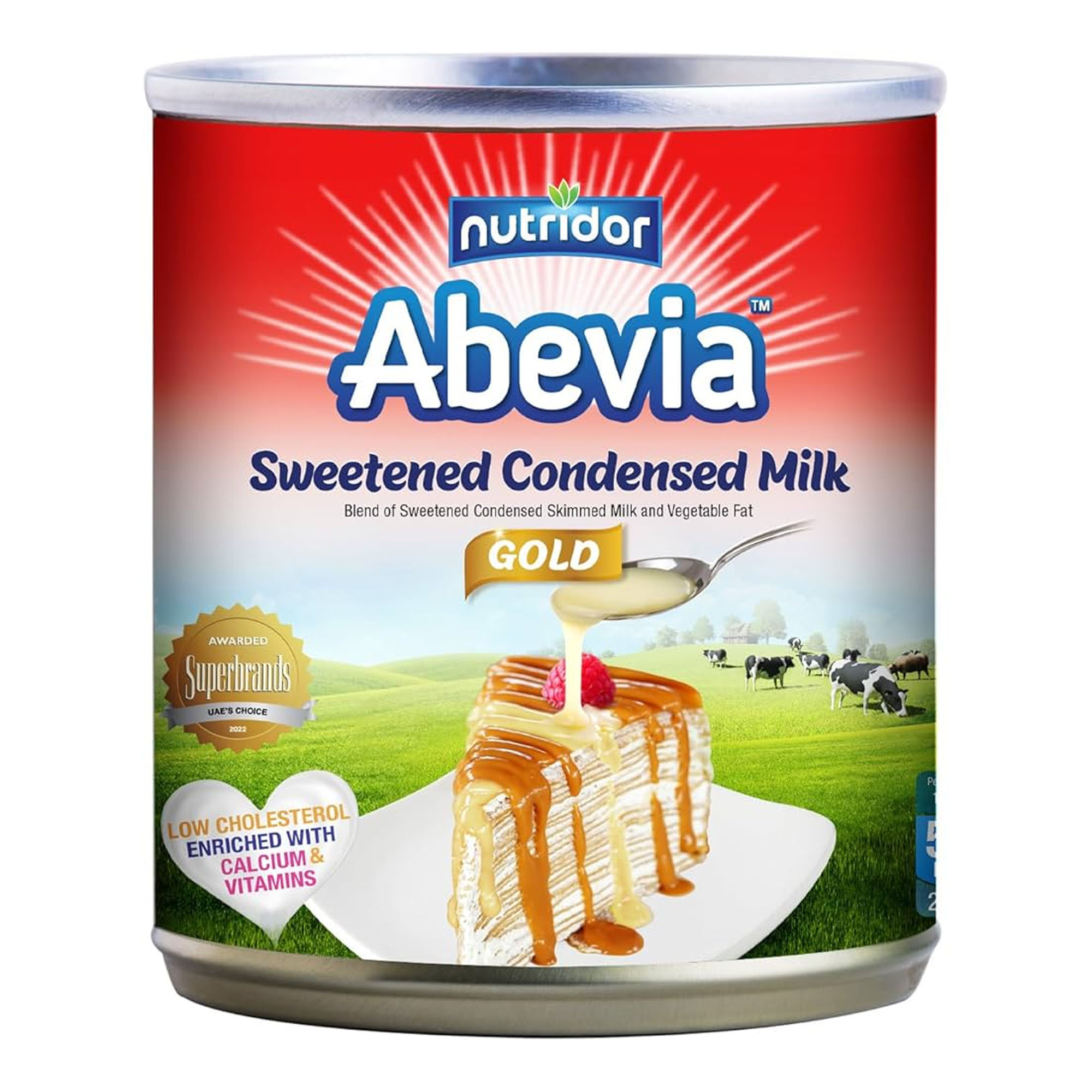 Abevia Sweetened Condensed Milk Easy Open 390 g