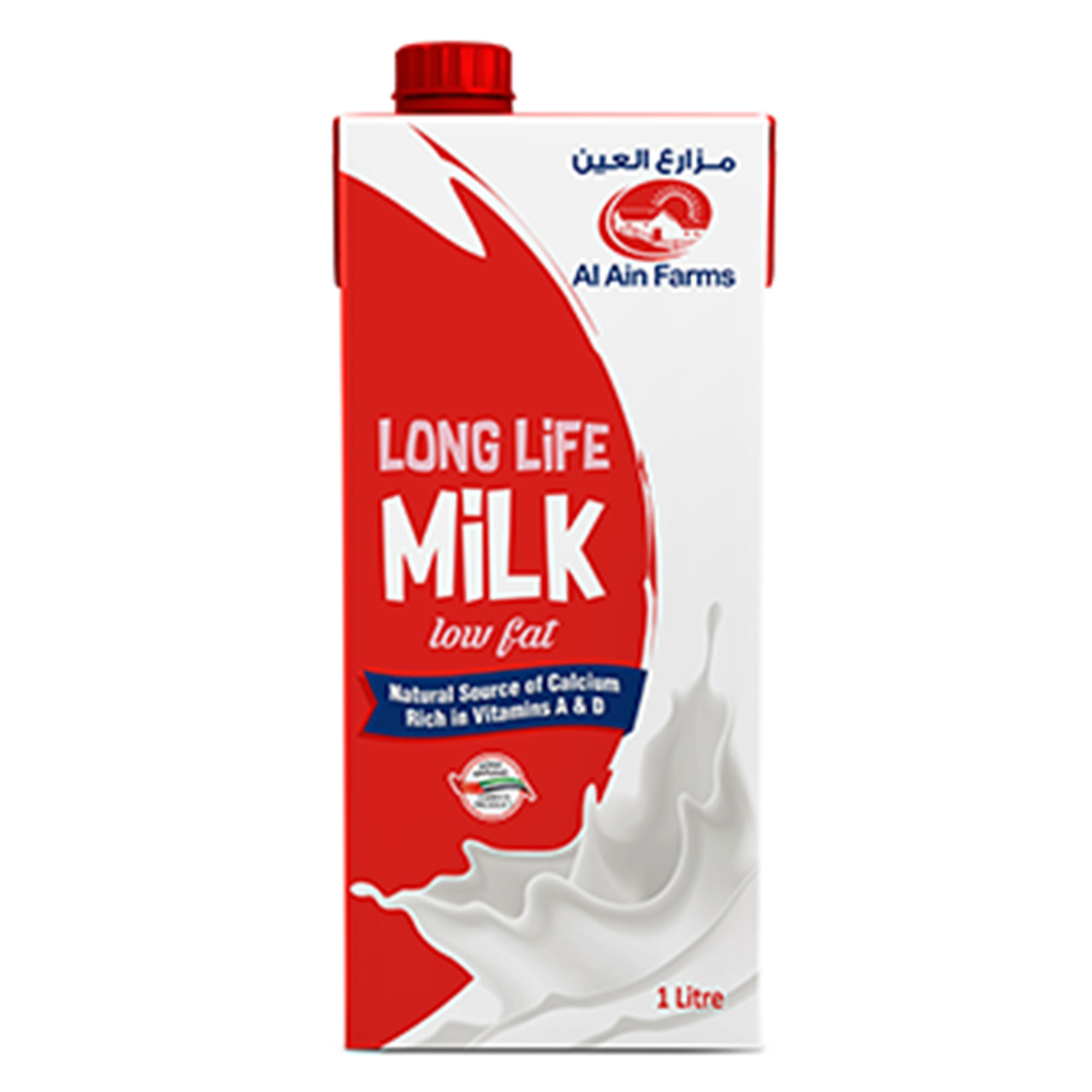 Al Ain Farms Low Fat Milk, 1L