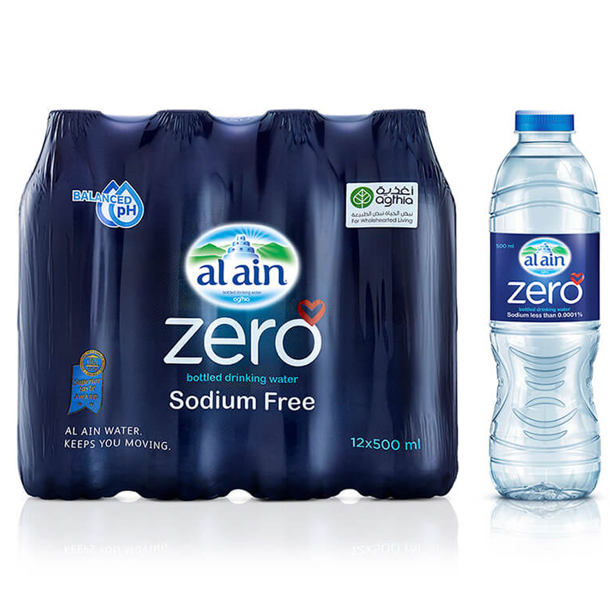 Al Ain Zero Drinking Water, 500ml