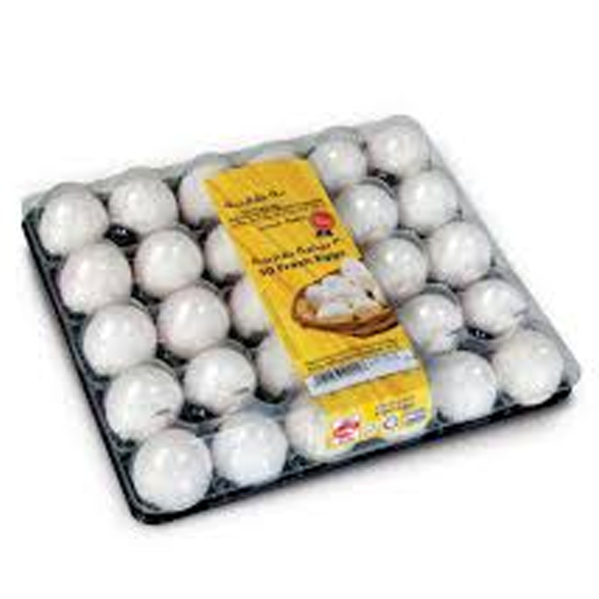 Al Mazraa Large White Eggs, 15 Pieces