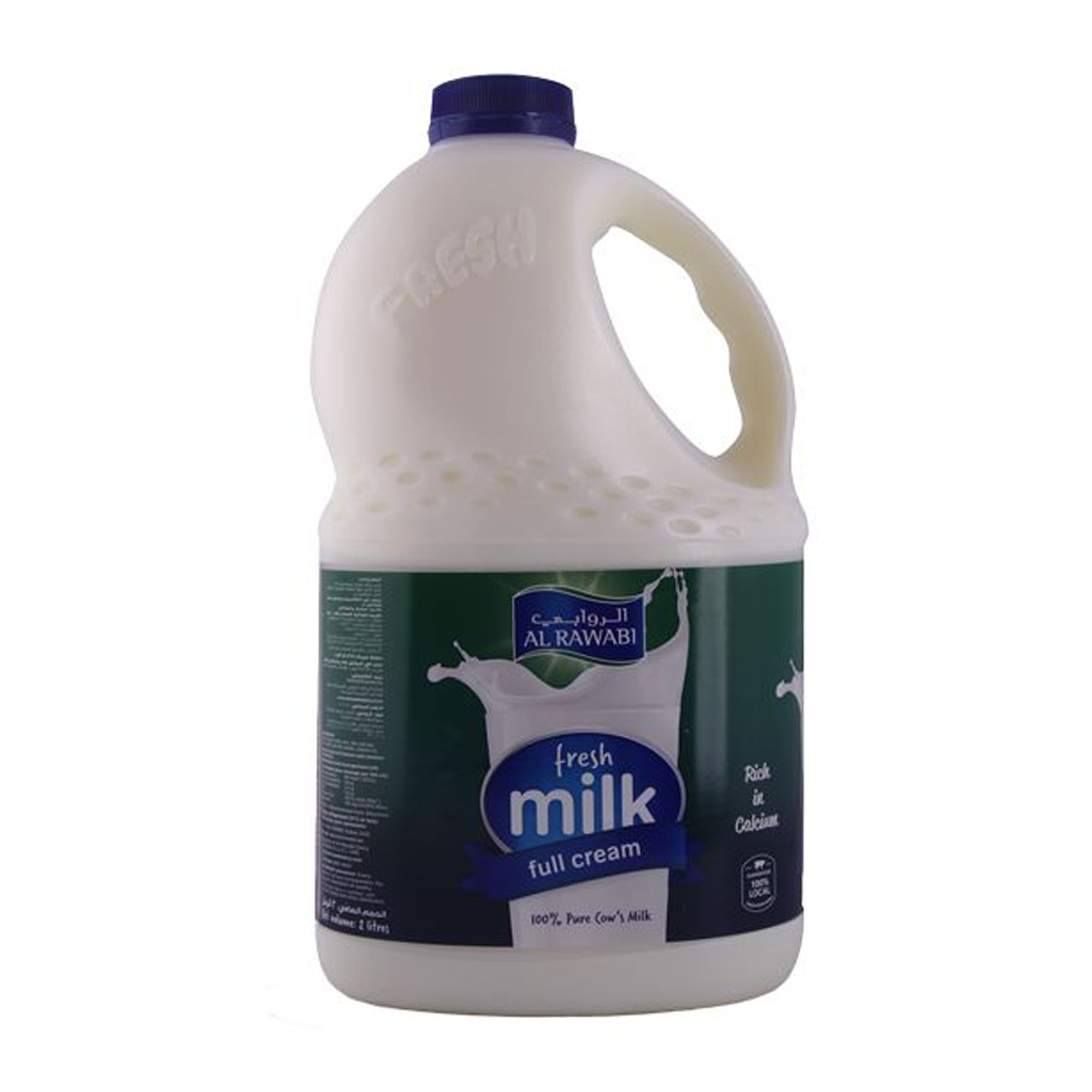 Al Rawabi Full Cream Fresh Milk, 2L